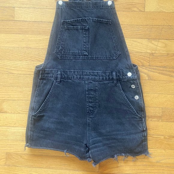 Topshop MOTO Overalls Shorts - Picture 4 of 5